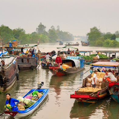 Floating market